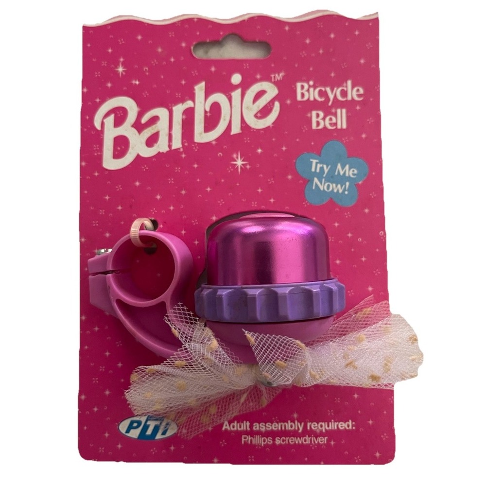 Vintage Barbie Bicycle Bell by Mattel/PTI 1996 – New in Package NOS